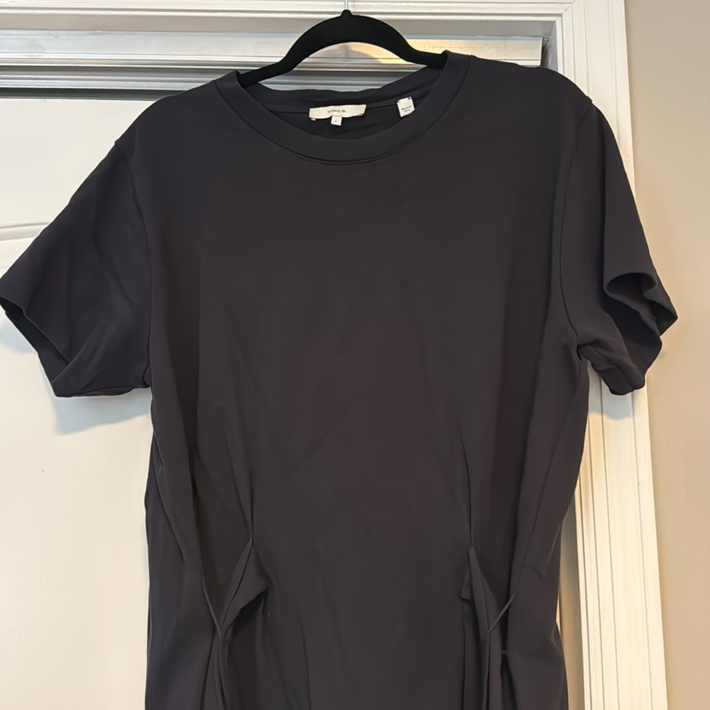 NWOT! Vince Black T shirt Dress - Picture 4 of 8
